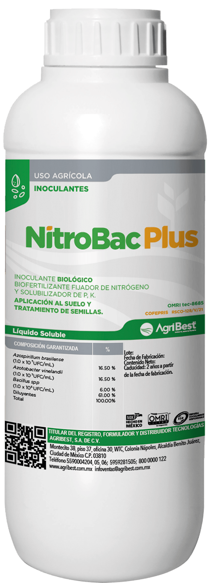 Nitrobac Plus | Inoculante biologico