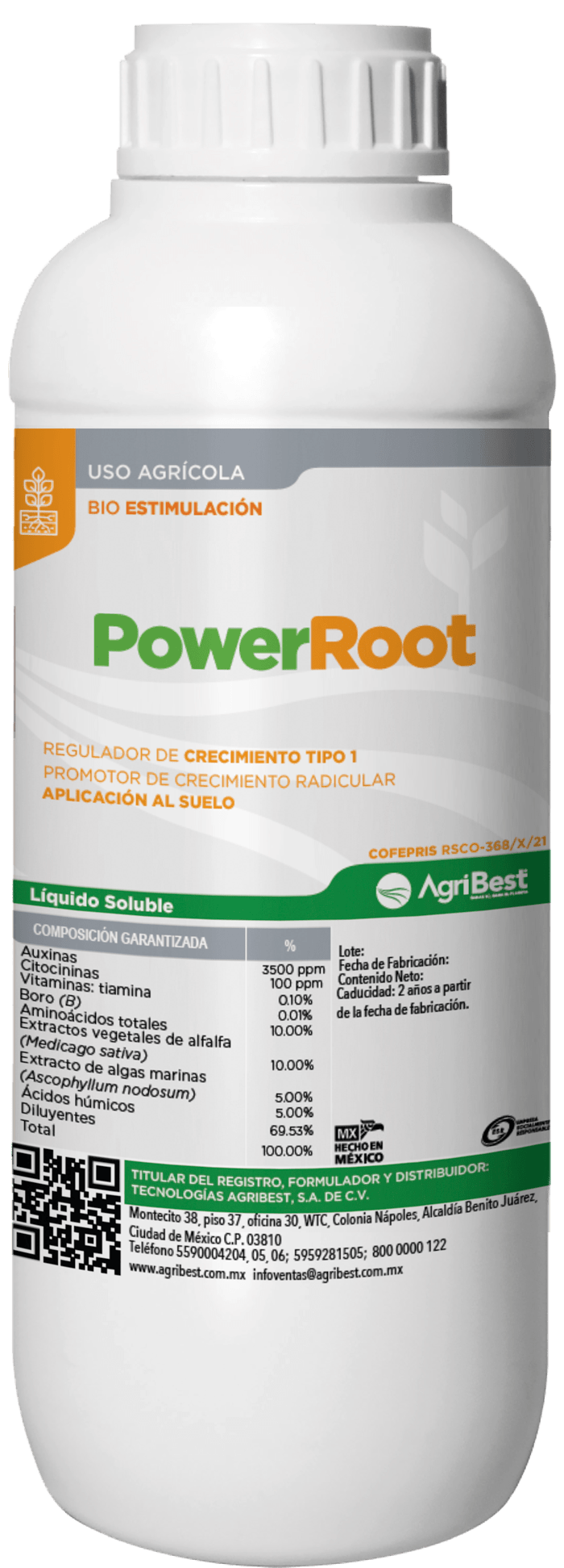Promotor de crecimiento radicular | PowerRoot